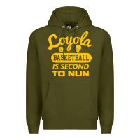 Army Green sister jean   loyola basketball is second to nun Premium Hoodie - tuanDangUi