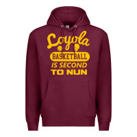 Burgundy sister jean   loyola basketball is second to nun Premium Hoodie - tuanDangUi