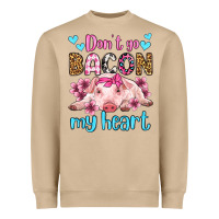 Mushroom don't go bacon my heart olivia Heavyweight Sweatshirt - OliviaCreatesArt