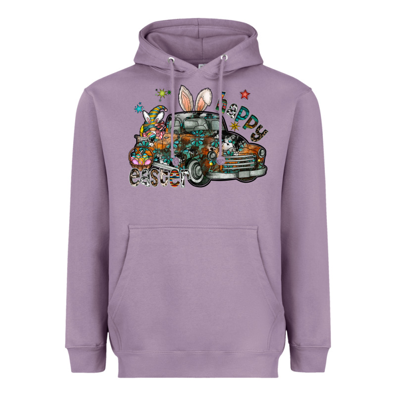 Happy Easter Heavyweight Hoodie by CowhideDigitalArt | Teevron