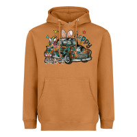 Meerkat Happy Easter Heavyweight Hoodie - CowhideDigitalArt