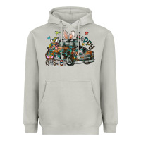 Moon Dust Happy Easter Heavyweight Hoodie - CowhideDigitalArt