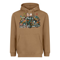 Toasted Coconut Happy Easter Heavyweight Hoodie - CowhideDigitalArt
