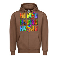 Chestnut Human Pride Lgbt Zipper Hoodie - BundleAndBundleShop