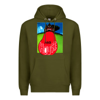 Army Green house (hausu) 1977 poster Premium Hoodie - tuanDangUi