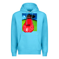 Ocean Blue house (hausu) 1977 poster Premium Hoodie - tuanDangUi