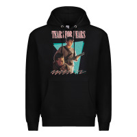 Black vintage style 80s tears for fears design Premium Hoodie - tuanDangUi