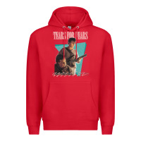 Red vintage style 80s tears for fears design Premium Hoodie - tuanDangUi