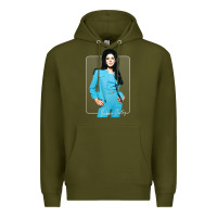 Army Green bobbie gentry  vintage style fan design1 Premium Hoodie - tuanDangUi