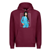 Burgundy bobbie gentry  vintage style fan design1 Premium Hoodie - tuanDangUi
