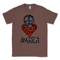 Chestnut Peace Love America Classic Tee - Bettercallsaul