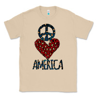 Mushroom Peace Love America Classic Tee - Bettercallsaul