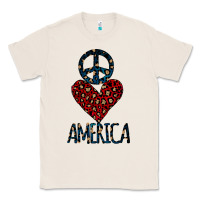 Natural Peace Love America Classic Tee - Bettercallsaul