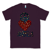 Plum Peace Love America Classic Tee - Bettercallsaul