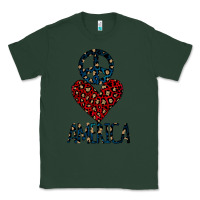 Sports Green Peace Love America Classic Tee - Bettercallsaul