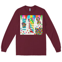 Burgundy i love someone with autism Long Sleeve Tee - TumblerDesignByShophia