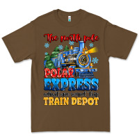 Cacao thr north pole polar express admit one round trip Premium Tee - MaliasSmallBusiness