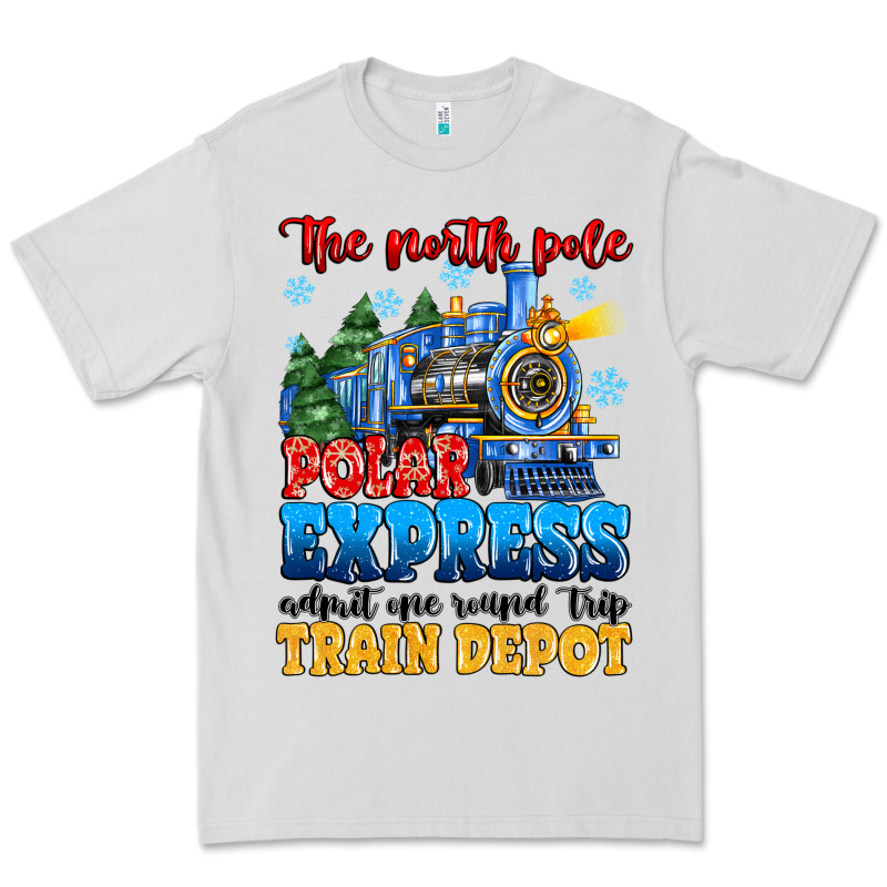 Thr North Pole Polar Express Admit One Round Trip Premium Tee by MaliasSmallBusiness | Teevron