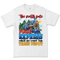 White thr north pole polar express admit one round trip Premium Tee - MaliasSmallBusiness