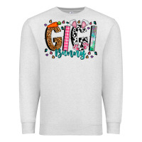 Oatmeal Heather gigi bunny Premium Sweatshirt - CowhideDigitalArt