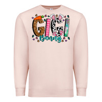 Pale Pink gigi bunny Premium Sweatshirt - CowhideDigitalArt