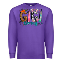 Purple gigi bunny Premium Sweatshirt - CowhideDigitalArt