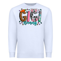 White gigi bunny Premium Sweatshirt - CowhideDigitalArt