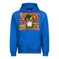Cobalt mardi gras gnomes mask serape sunflowers Urban Hoodie - Artiststas