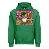Emerald mardi gras gnomes mask serape sunflowers Urban Hoodie - Artiststas