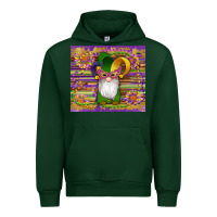 Forest Green mardi gras gnomes mask serape sunflowers Urban Hoodie - Artiststas