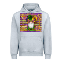 Heather Grey mardi gras gnomes mask serape sunflowers Urban Hoodie - Artiststas