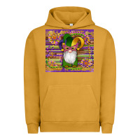 Pigment Peanut Butter mardi gras gnomes mask serape sunflowers Urban Hoodie - Artiststas