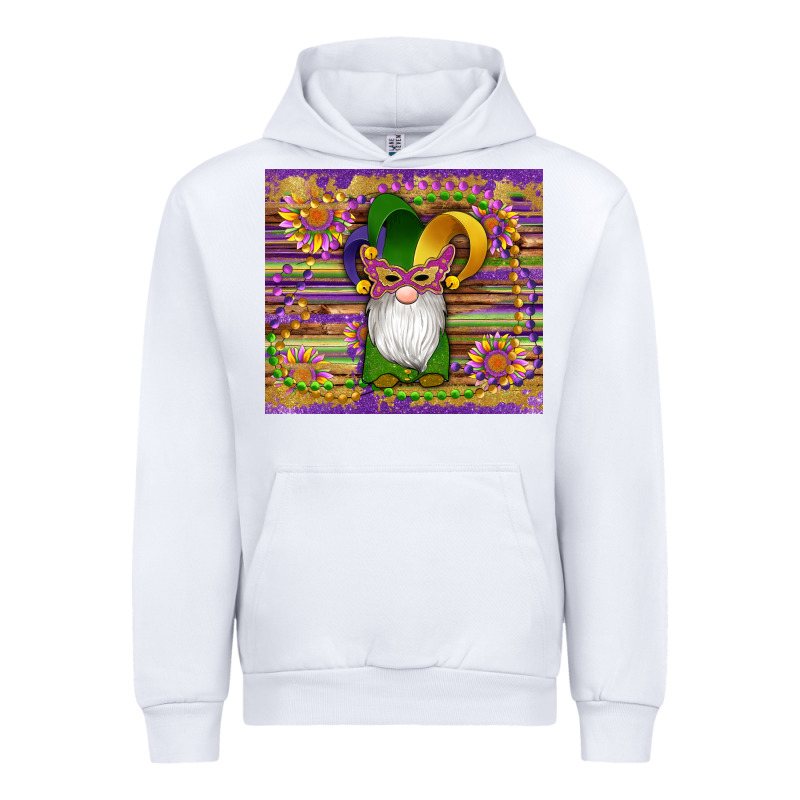 Mardi Gras Gnomes Mask Serape Sunflowers Urban Hoodie by Artiststas | Teevron