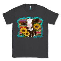 Smoke western cow sunflowers serape leopard Classic Tee - RanaPortraitStore