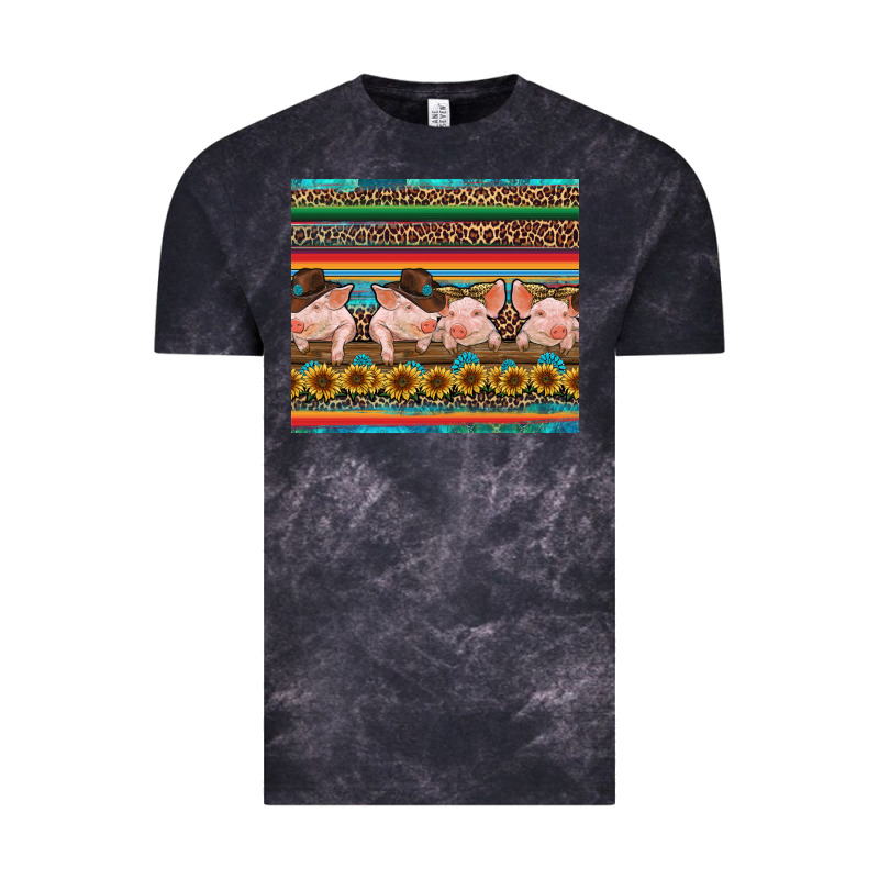 Western Serape Pigs Vintage Tee by RanaPortraitStore | Teevron