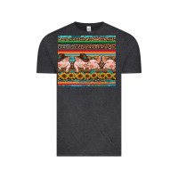 Vintage Black western serape pigs Vintage Tee - RanaPortraitStore