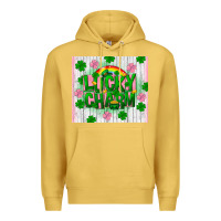 Antique Gold lucky charm st patricks Premium Hoodie - FaDigitalArtStudio