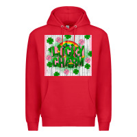 Red lucky charm st patricks Premium Hoodie - FaDigitalArtStudio