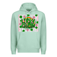 Seafoam lucky charm st patricks Premium Hoodie - FaDigitalArtStudio
