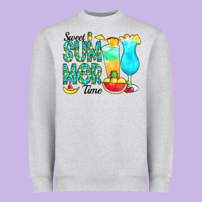 Sweet Summer Time Pineapple Heavyweight Sweatshirt Designed By Cowcowdesign