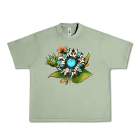 Oil Green gemstone sunflower Urban Heavy Tee - JahusDesignShop