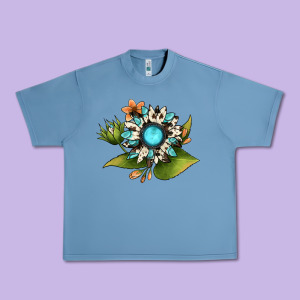 Gemstone Sunflower Urban Heavy Tee Designed By Jahusdesignshop