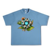 Pebble Blue gemstone sunflower Urban Heavy Tee - JahusDesignShop