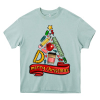 Arona teacher tools christmas tree Heavy Core Tee - MaliasSmallBusiness