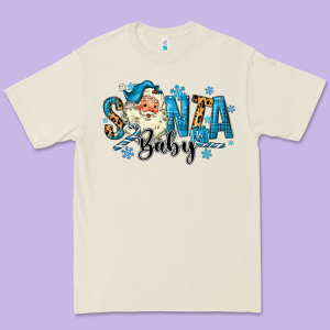 Santa Baby Christmas Premium Tee Designed By Maliassmallbusiness