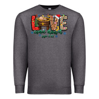 Charcoal Heather Love ComeDown Luke 2.11-2 2 Premium Sweatshirt - CowhideDigitalArt