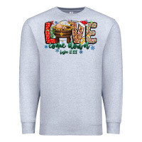 Heather Grey Love ComeDown Luke 2.11-2 2 Premium Sweatshirt - CowhideDigitalArt
