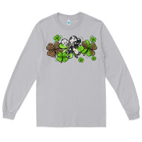 Moon Dust western cowhide leopard glitter shamrocks Long Sleeve Tee - Jasminsmagicworld