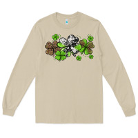 Mushroom western cowhide leopard glitter shamrocks Long Sleeve Tee - Jasminsmagicworld