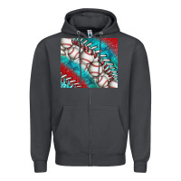 Smoke baseball and gemstone tumbler Zipper Hoodie - BundleAndBundleShop